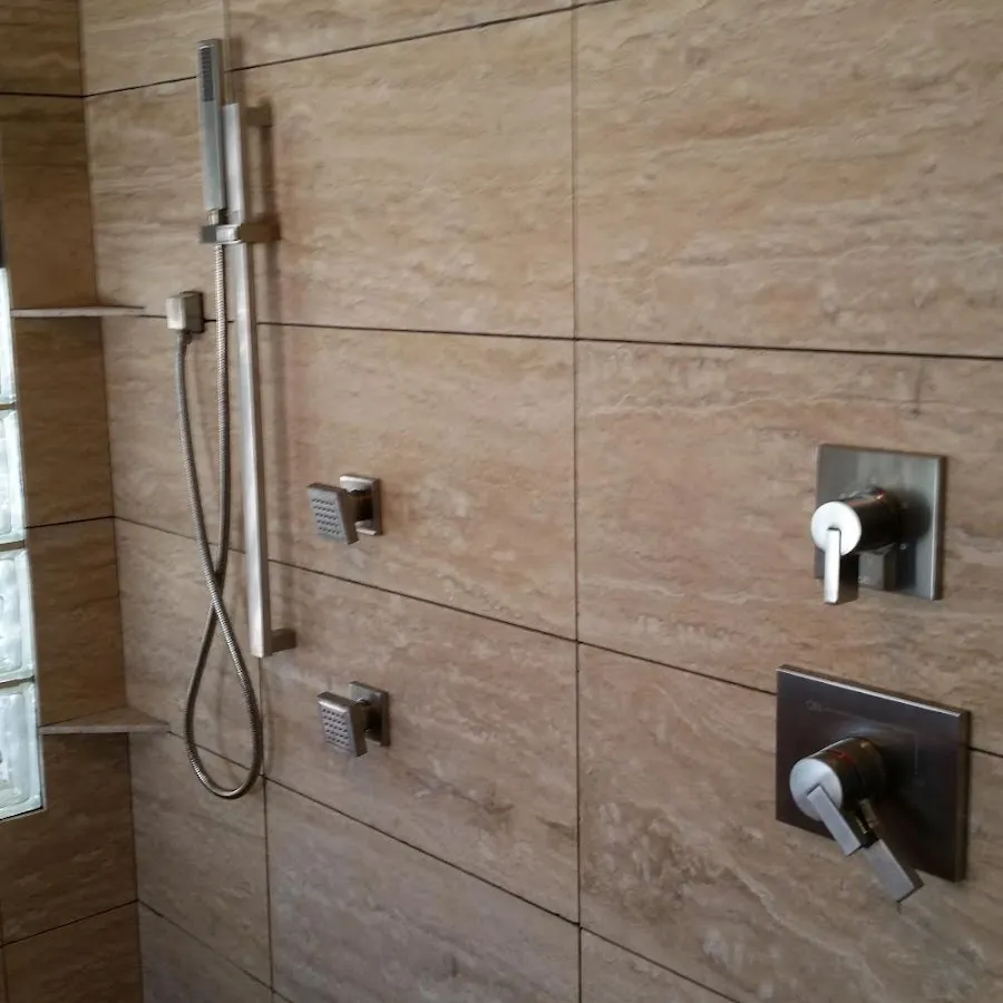Shower fixture installation for Water Heater Replacement in Tinley Park